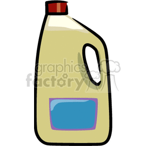 cartoon bottle of oil clipart. Commercial use image # 147741