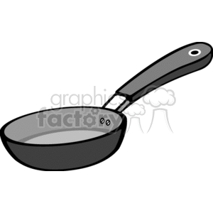 Cartoon frying pan clipart. Commercial use image # 147797