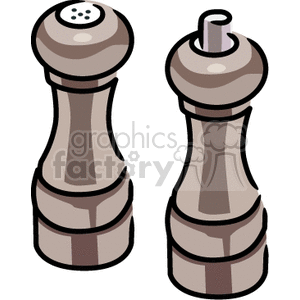 salt and pepper shaker clipart. Commercial use image # 147825
