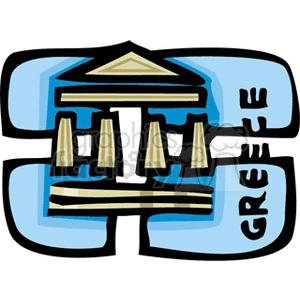 Greece  symbol clipart. Royalty-free image # 148597