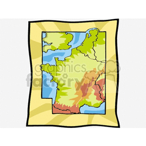 francemap clipart. Royalty-free image # 148883