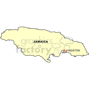 mapjamaica clipart. Commercial use image # 149010