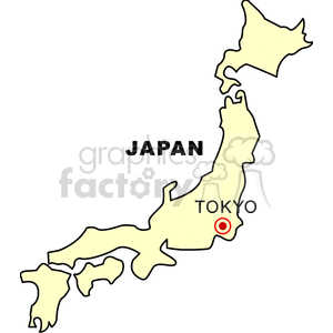   map maps japan  mapjapan.gif Clip Art International Maps Tokyo