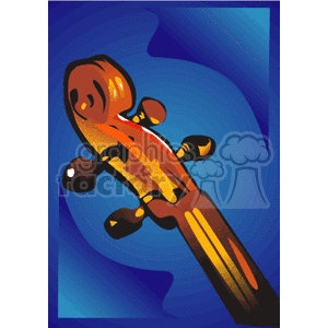 clipart - fiddle strings.