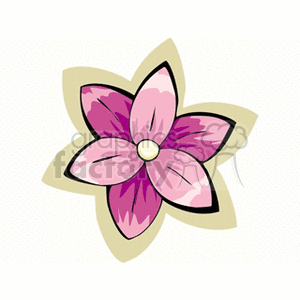 pinkflower clipart. Royalty-free image # 151569