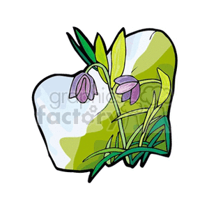 Drooping spring flowers clipart. Royalty-free image # 152585