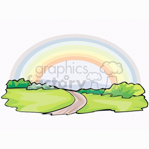 Rainbow clipart. Commercial use image # 152605