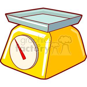 Yellow Scale clipart. Commercial use image # 153631