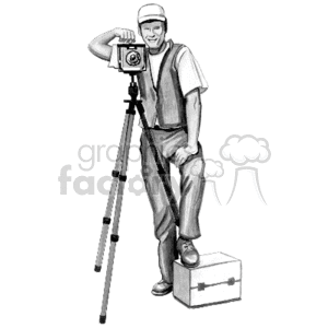 paparazzi drawing clipart. Royalty-free image # 153943