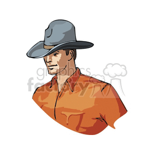 cowboy4121 clipart. Commercial use image # 154047