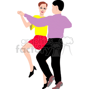   dance dancers dancing people couple couples lovers love  dancing00145.gif Clip Art People 