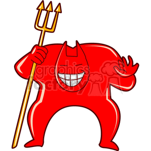 cartoon devil clipart. Royalty-free image # 154063