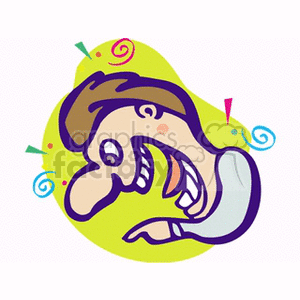  happy laughing laugh silly crazy guy man men people teenager teenagers  emotion2121.gif Clip Art People 