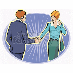  meetings business people agreement handshake partner partners Clip Art People 
