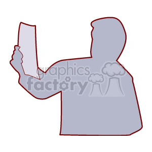 reading400 clipart. Commercial use image # 154802