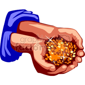 gold nuggets clipart. Royalty-free image # 155432