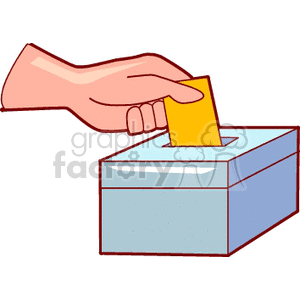 voting700 clipart. Commercial use image # 157710