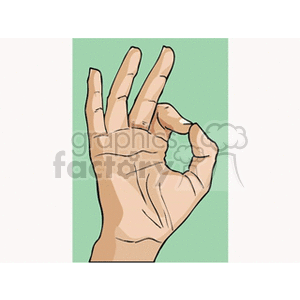 hand25131 clipart. Commercial use image # 158094