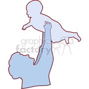   women lady people mother family baby babies silhouette silhouettes mom  mom800.gif Clip Art People Women 