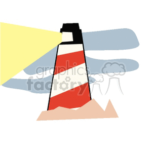   lighthouse lighthouses  RETROLIGHTHOUSE.gif Clip Art Places 