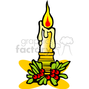 000_candle clipart. Royalty-free image # 164109
