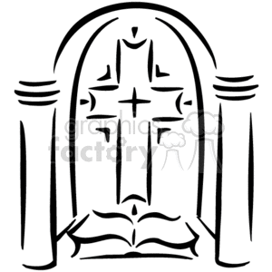 Christian_ss_bw_164 clipart. Commercial use image # 164880