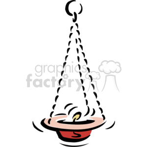Christian candle clipart. Royalty-free image # 164990