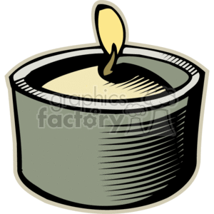 candle wick burning clipart. Royalty-free image # 165005