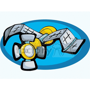 satelite8 clipart. Commercial use image # 165480