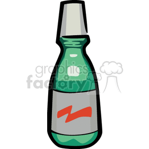 mouthwash bottle clipart. Royalty-free image # 165569