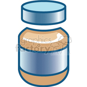 pill contsiner clipart. Royalty-free image # 165597