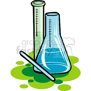   biologist biologists science scientists scientist laboratory laboratories test tubes tube beaker beakers  beakers00012.gif Clip Art Science Health-Medicine 