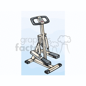   fitness exercise exercising health equipment bicycle bicycles bike bikes  exerciser3.gif Clip Art Science Health-Medicine 