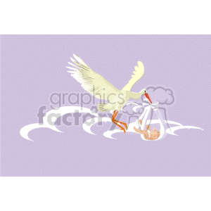stork003 clipart. Royalty-free image # 166092