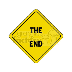   sign signs street the end  theend.gif Clip Art Signs-Symbols 
