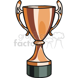1st place trophy cup clipart. Royalty-free image # 166965