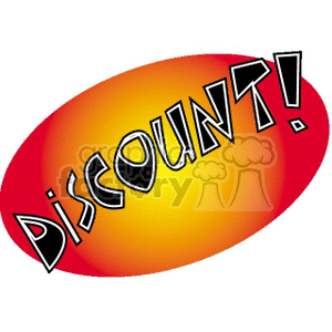 DISCOUNT01 clipart. Commercial use image # 167450