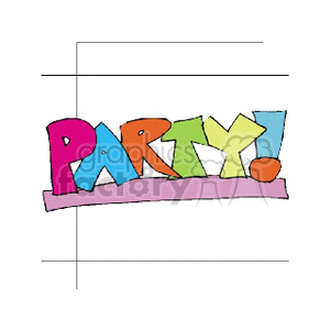   sign signs party  party.gif Clip Art Signs-Symbols Sales Events 