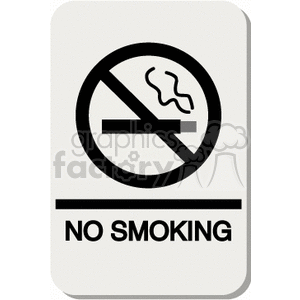 no smoking sign clipart. Commercial use image # 167482