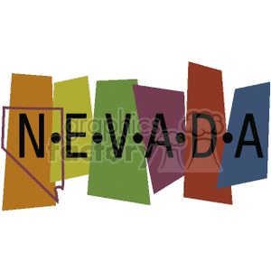 Nevada Banner clipart. Royalty-free image # 167579