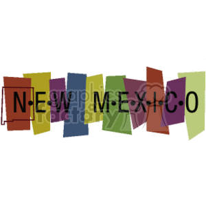 New Mexico banner clipart. Royalty-free image # 167582