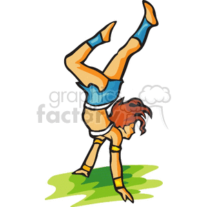 gymnastics clipart. Royalty-free image # 168289