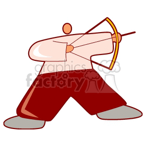   archery archer archers bow and arrows  arrow502.gif Clip Art Sports Archery 