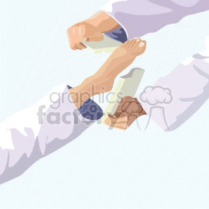 karate0002 clipart. Commercial use image # 169357