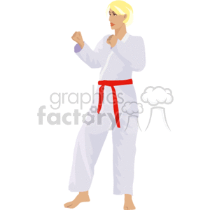   martial arts karate self defense kick kicking  karate016.gif Clip Art Sports Martial Arts 