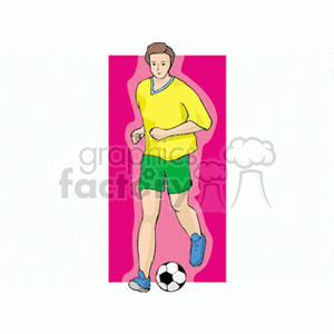  soccer ball balls player players  soccer7121.gif Clip Art Sports Soccer 