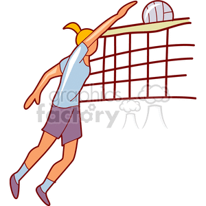   volleyball volleyballs player players  volleyball300.gif Clip Art Sports VolleyBall 