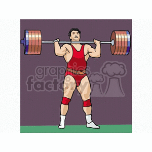 weightlifter5 clipart. Royalty-free image # 170202