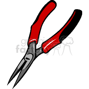  tool tools needle nose plier pliers  9_pliers.gif Clip Art Tools 
