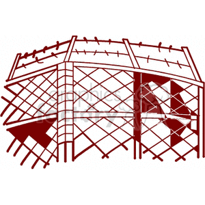 jail fence clipart. Royalty-free image # 170525